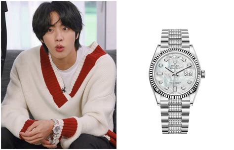 jin rolex watch|kim seok jin watches.